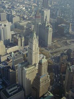 Woolworth Building and Municipal Centre<br>Location: <a href="https://www.google.com/maps/search/?api=1&query=40.71101,-74.0131" target="_new">World Trade Centre Observation Deck</a>